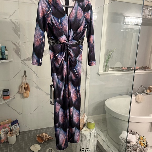 Lipsy London dress maxi length size 6 glam dress - Picture 12 of 17